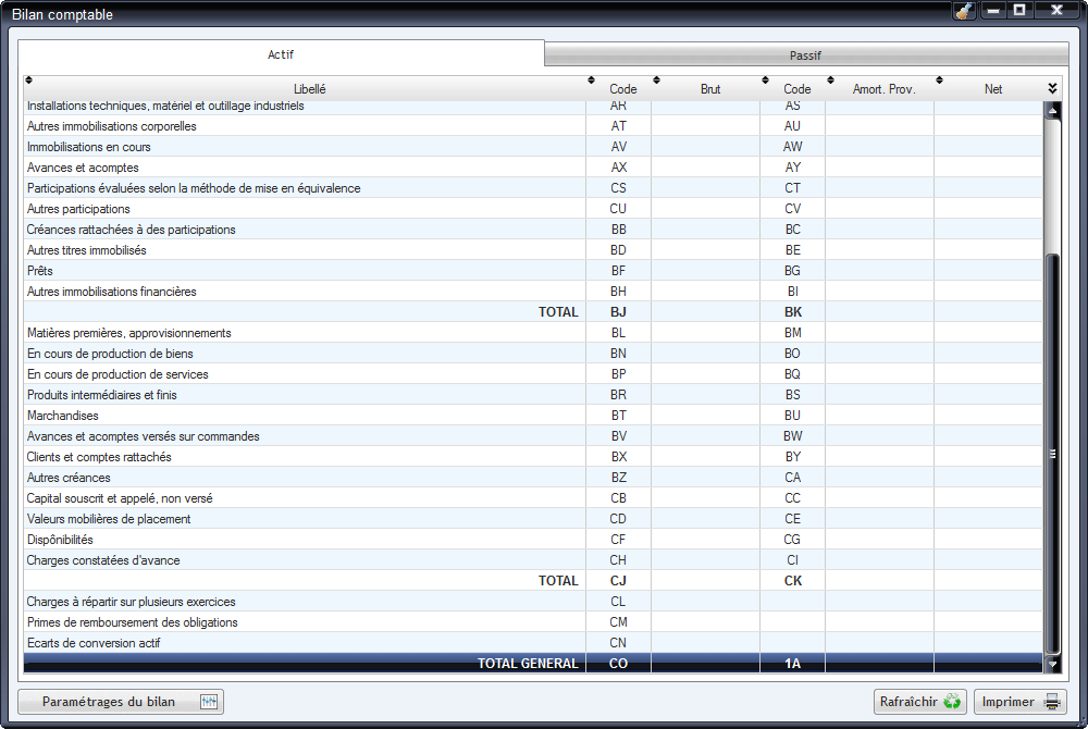 Bilan comptable